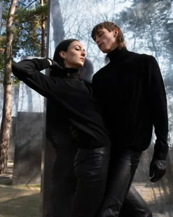 AMOUR RULLEKRAVE HERRE - GENANVENDT CASHMERE