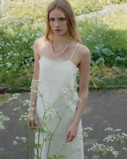 CRYSTAL PEARL HALSKÆDE – ROSENKVARTS