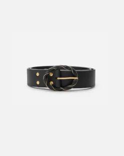 LEATHER TWIST BÆLTE