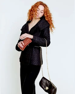 LOUISA CLUTCH - UPCYCLED SKIND