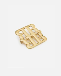 RH MONOGRAM BROCHE